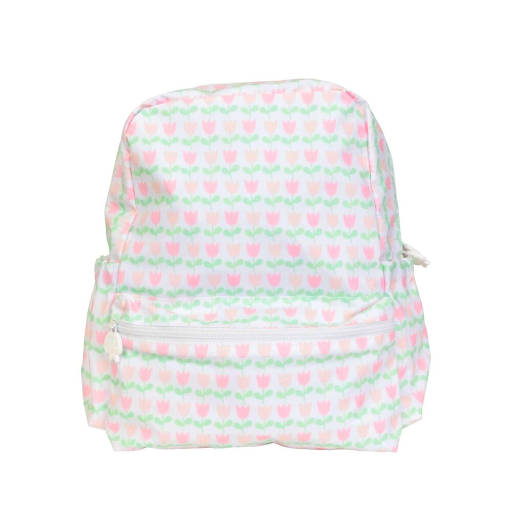 NEW Apple of my Isla Tulip backpack with drink sleeves/ wipeable/ 2 sizes